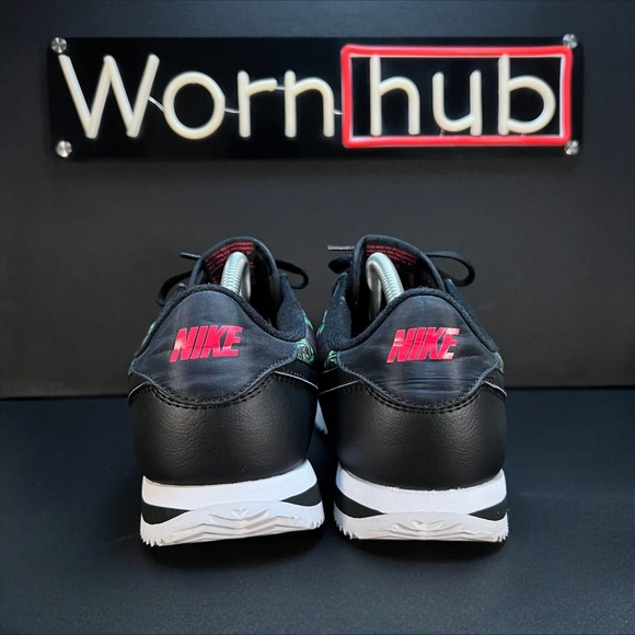 Nike Cortez Basic Floral Shoes • BV6067-001 • Black / Floral • Mens Size 10 - Picture 4 of 10